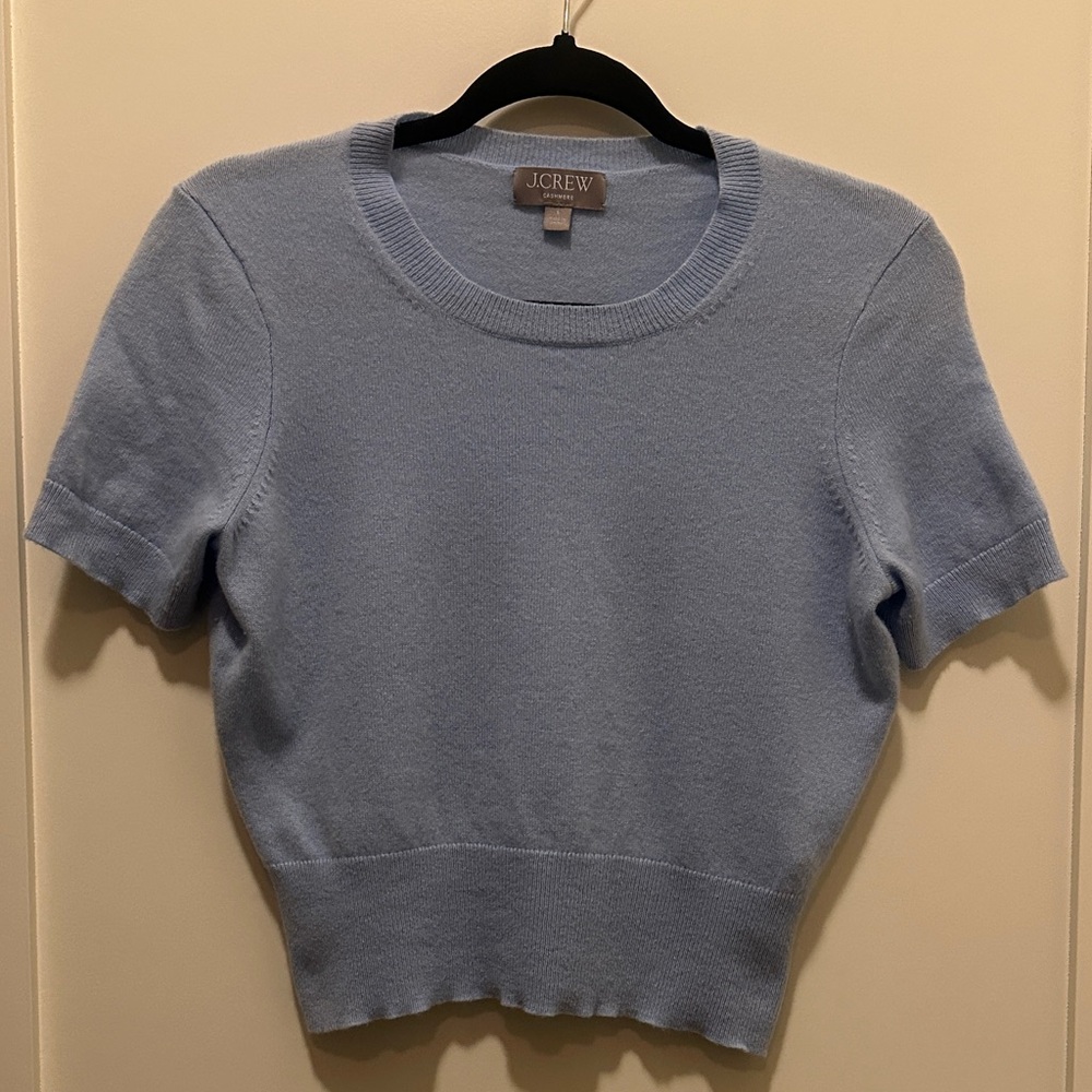 J. Crew Light Blue Short Sleeve Tee
